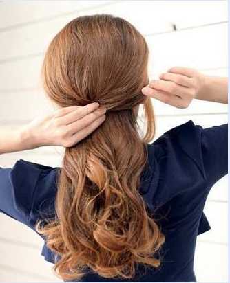 法式鱼骨辫编发方法步骤 法式鱼骨辫编发教程图解