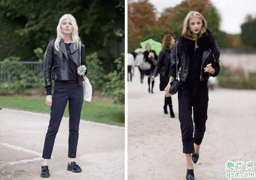 皮衣怎么穿搭 女生秋冬季皮衣搭配技巧11