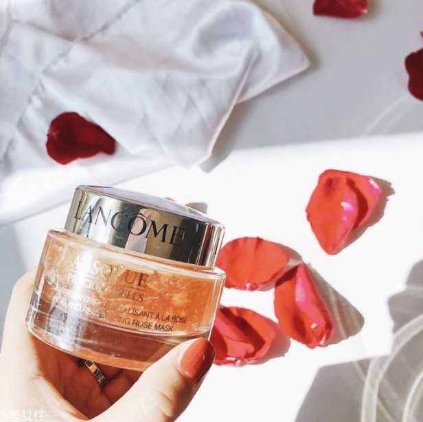 兰蔻玫瑰花瓣面膜作用