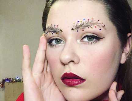 圣诞主题眉毛图片大全 圣诞主题眉毛怎么画教程 圣诞主题眉毛图片大全 圣诞主题眉毛怎么画教程