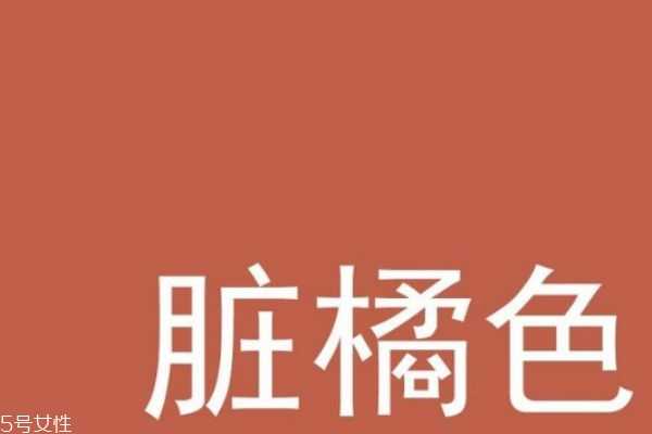 脏橘色适合黄皮吗？