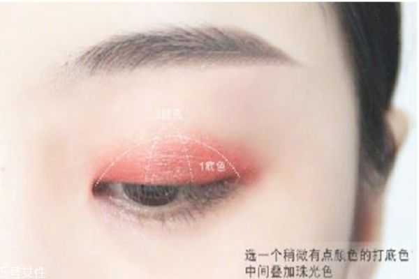 双色眼影怎么画？