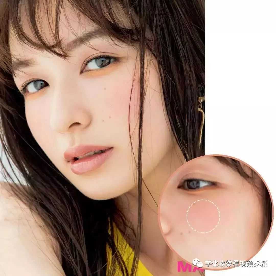 各种脸型腮红的画法图解