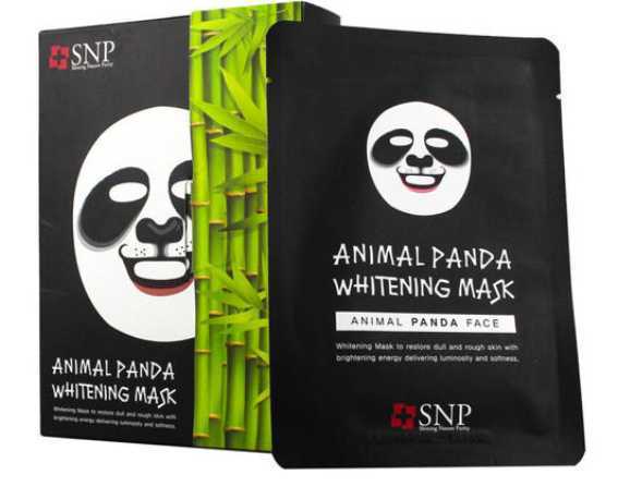 /snp黑色熊猫面膜