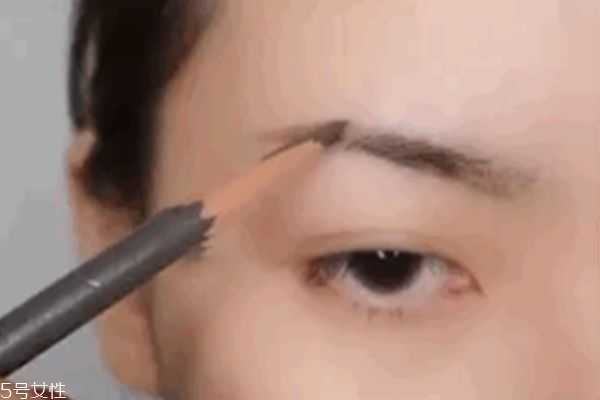 细长眉毛怎么画？细眉毛画法图解
