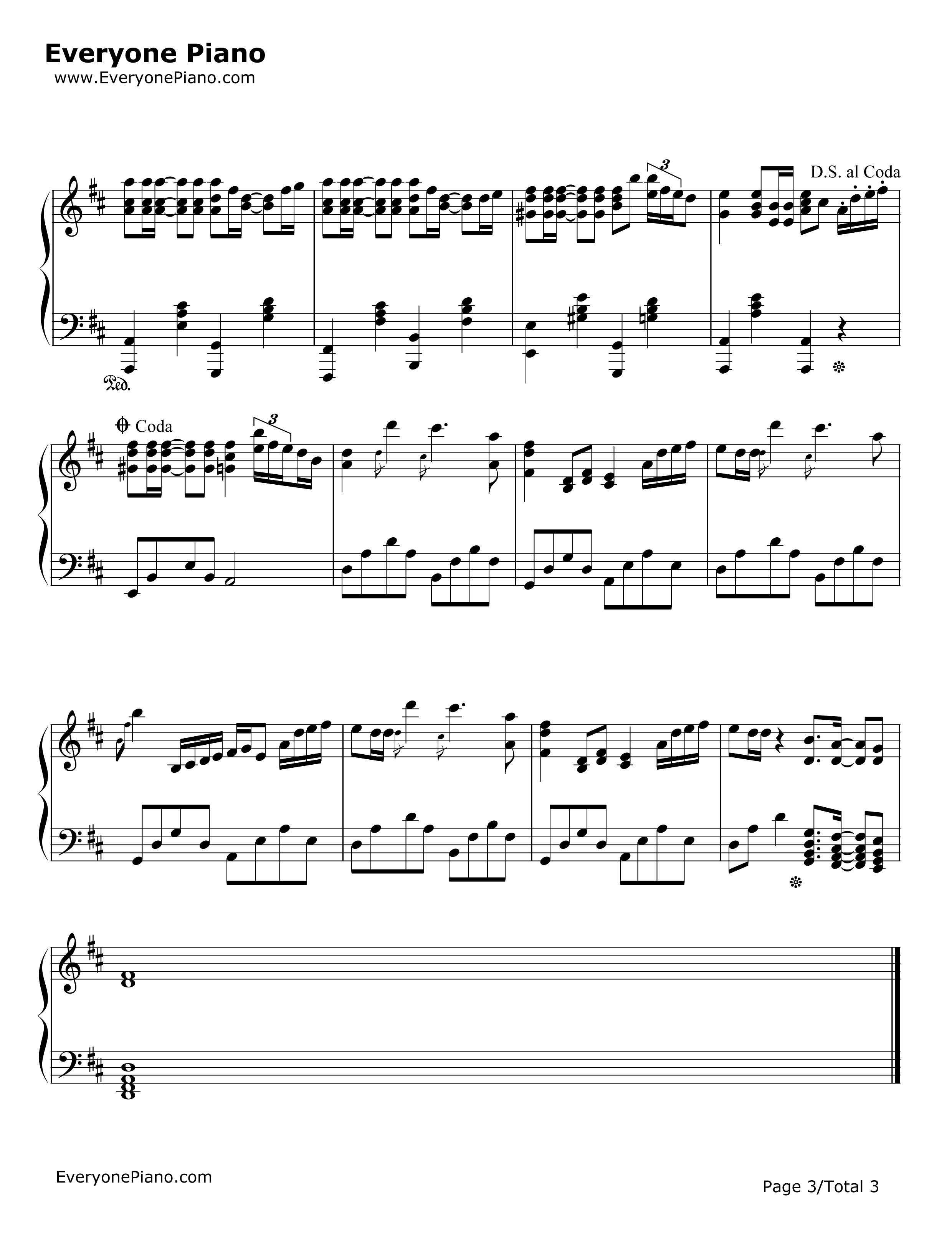 菊次郎的夏天钢琴谱