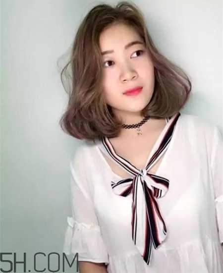 女生齐肩烫发图片大全