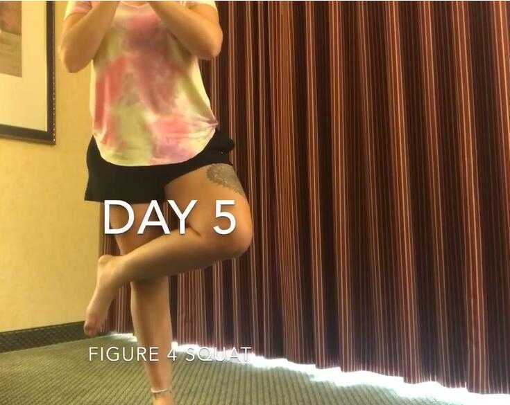 女生深蹲一个月效果图对比