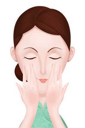 涂护肤品的正确手法