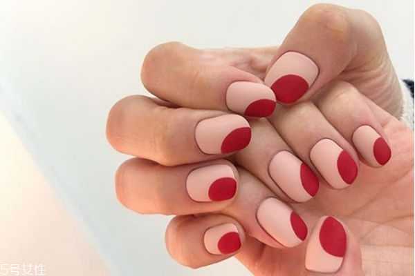 复古橘美甲教程，莫兰迪色丝绒美甲教程