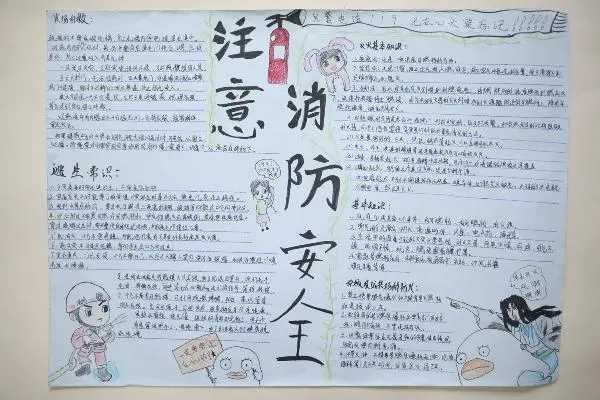 消防安全手抄报及内容