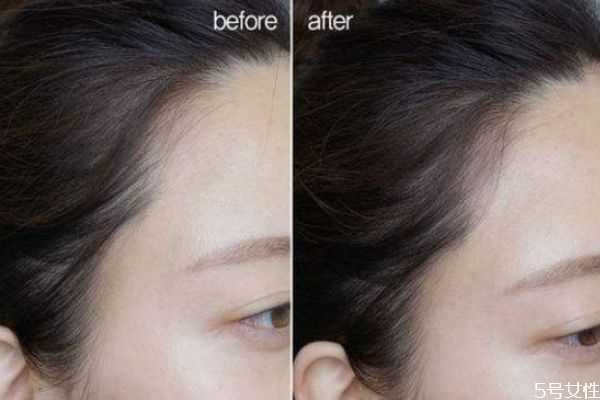 如何用眉粉当发际线粉用