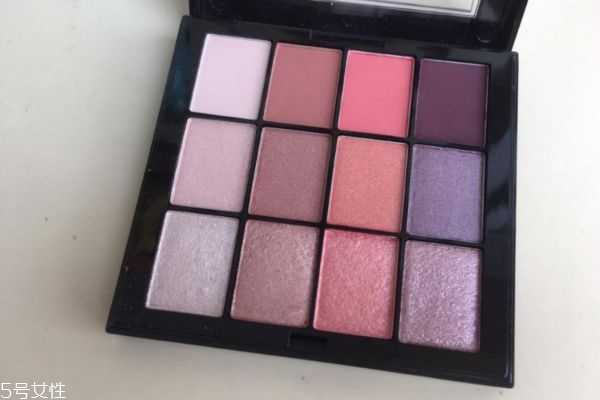 nyx12色眼影画法