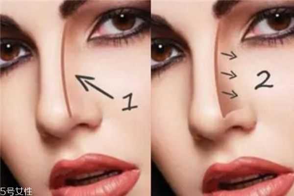 鼻子大鼻翼宽怎么化妆？
