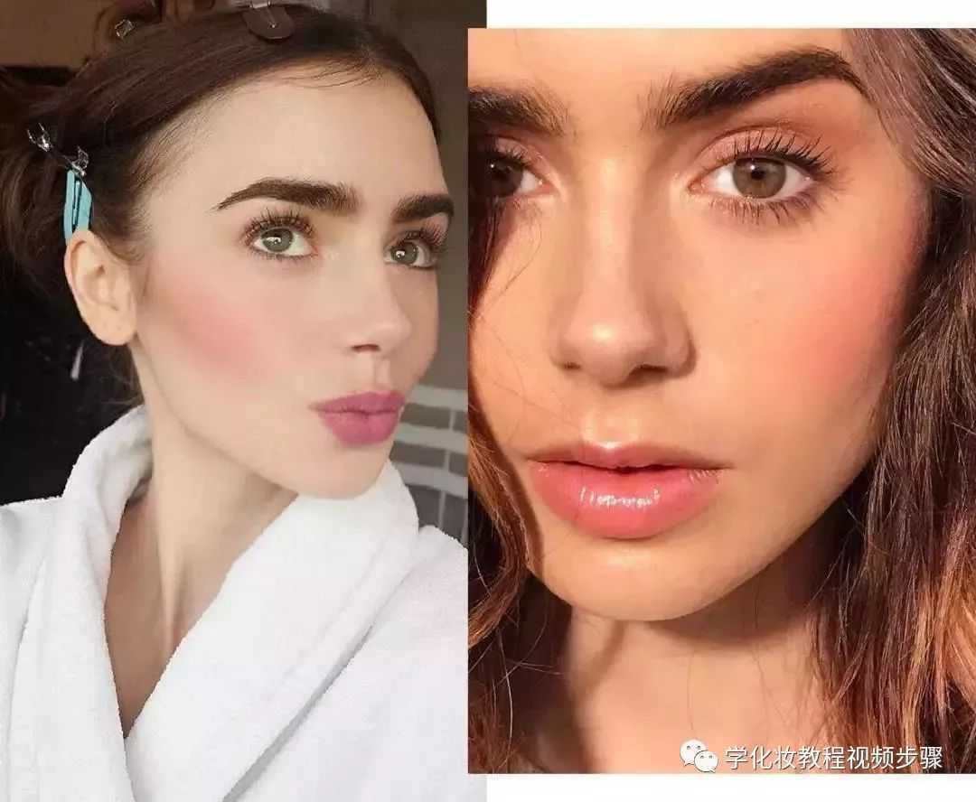 各种脸型腮红的画法图解