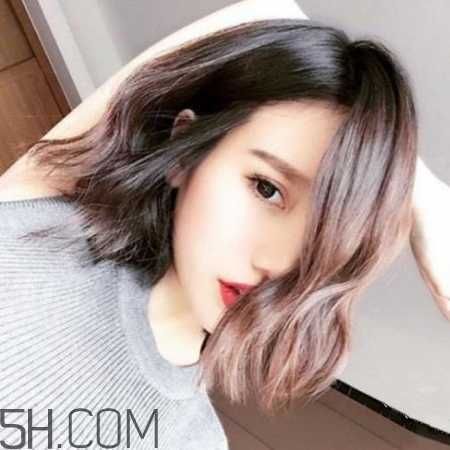 女生齐肩烫发图片大全