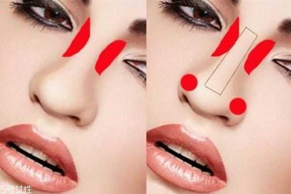 鼻子大鼻翼宽怎么化妆？