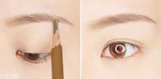 细长眉毛怎么画？细眉毛画法图解