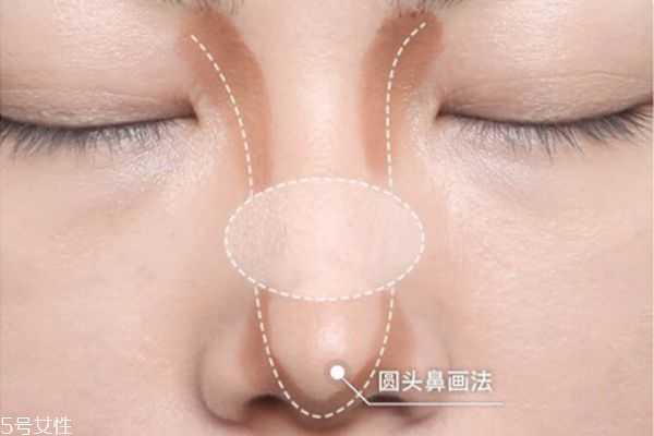 修容棒怎么画鼻子 鼻影的画法图解