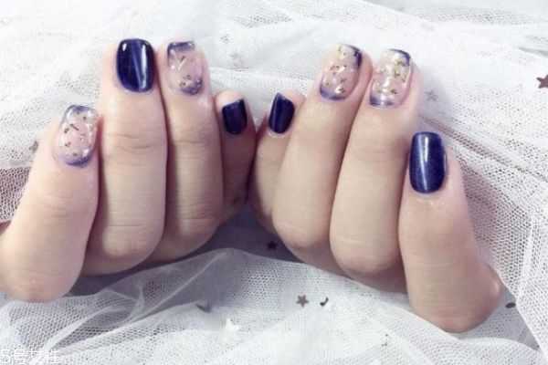 日式晕染美甲教程 贝壳晕染美甲教程