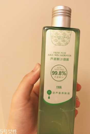 芦荟水可以当爽肤水用吗？芦荟水使用方法