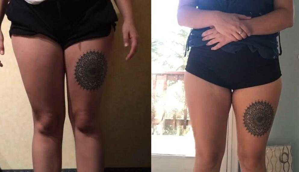 女生深蹲一个月效果图对比