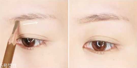 细长眉毛怎么画？细眉毛画法图解