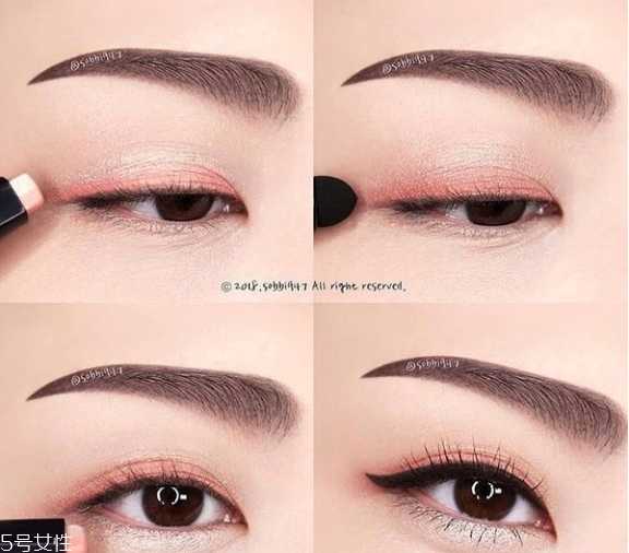 双色眼影怎么画？