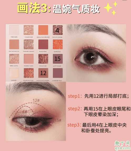 菲鹿儿16色眼影盘怎么搭配？菲鹿儿16色眼影盘教程