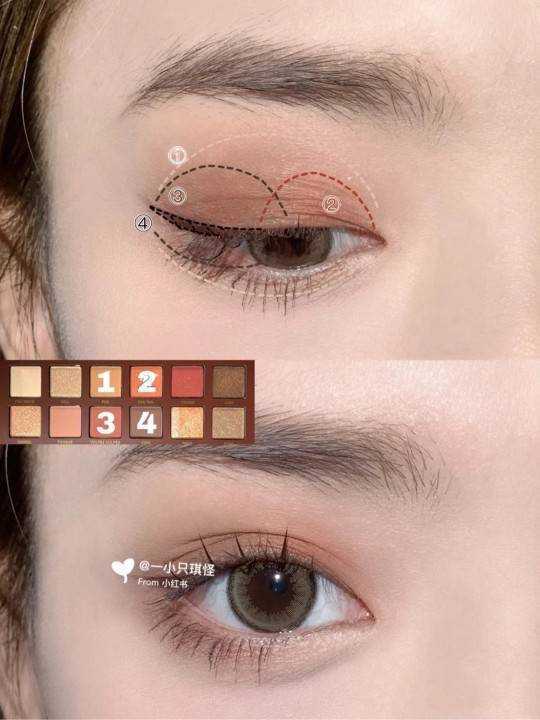 完美日记狐狸眼影盘教程 完美日记狐狸眼影盘教程