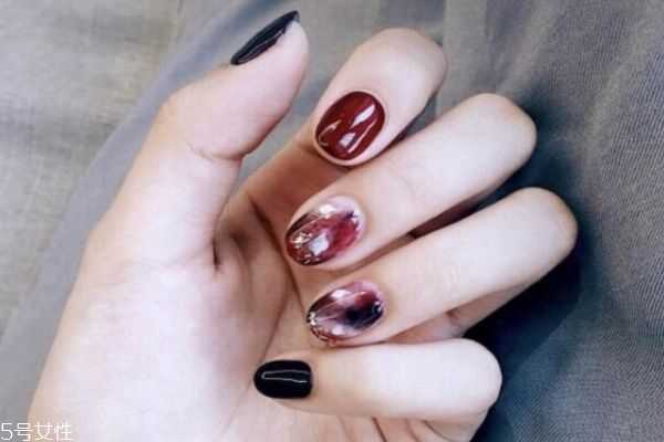 日式晕染美甲教程 贝壳晕染美甲教程