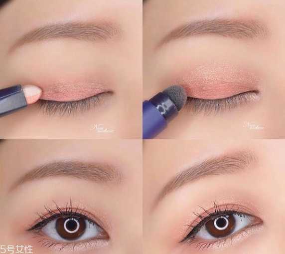 双色眼影怎么画？