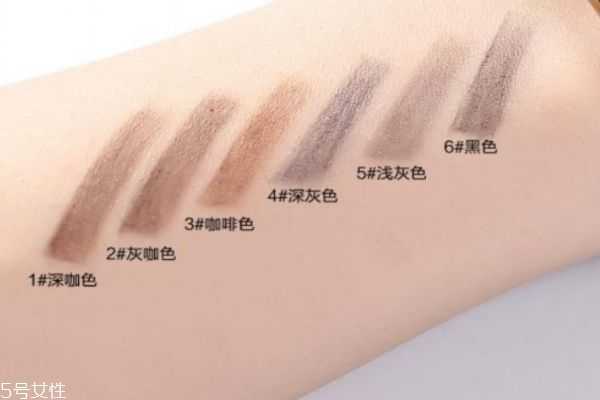 爱丽小屋眉笔色号选择