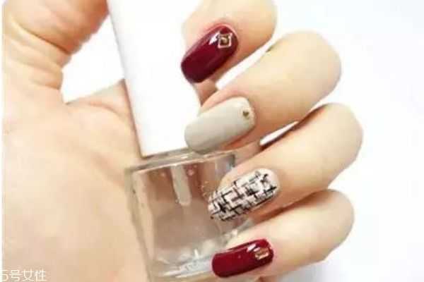 复古橘美甲教程，莫兰迪色丝绒美甲教程