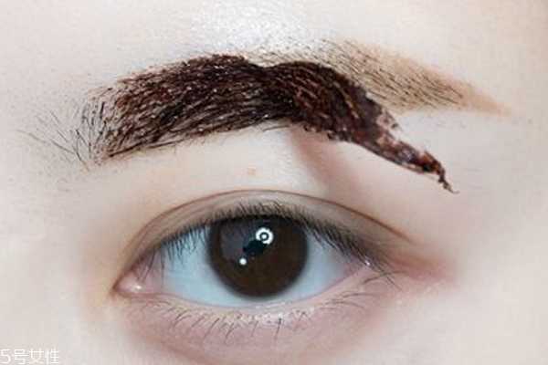 染眉膏怎么使用效果好