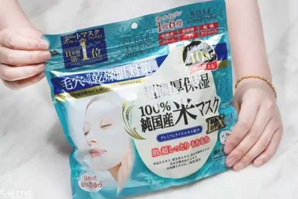 高丝大米面膜怎么用