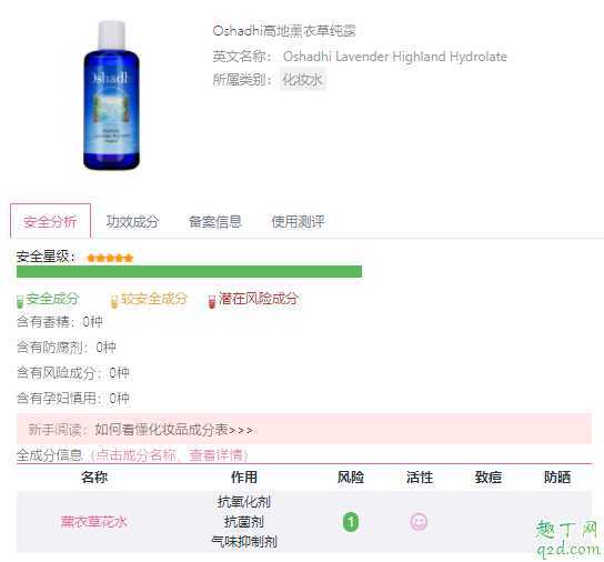 德国o家薰衣草纯露孕妇可以用吗