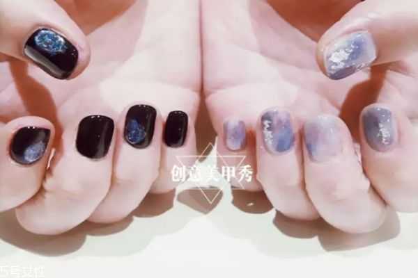 晕染美甲有哪些?线条晕染美甲教程 晕染美甲有哪些?线条晕染美甲教程