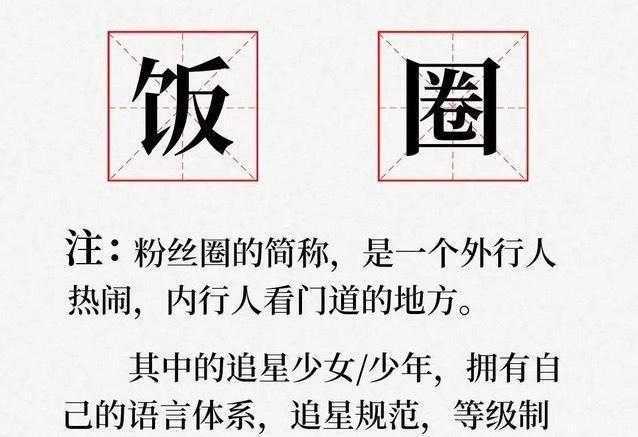 饭圈文化什么意思