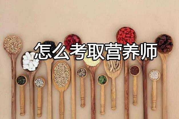 怎么考取营养师