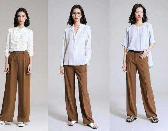 咖啡色裤子配什么颜色上衣好看