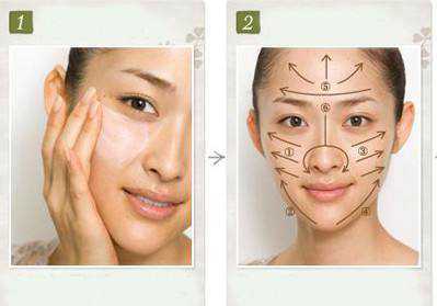 /隔离霜涂抹方向