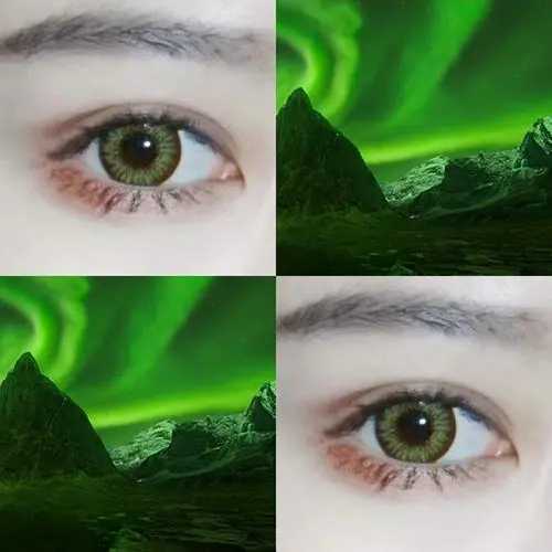绿色美瞳配什么颜色眼影