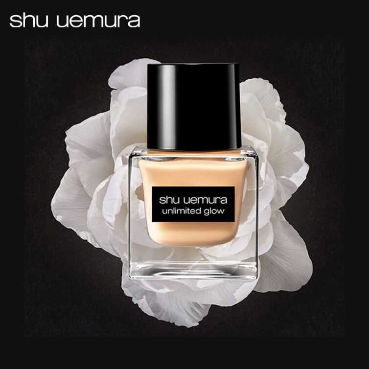 植村秀（shu uemura） 养肤系列粉底液卸妆油 圣诞节礼物 羽纱光润粉底液(奶油小方瓶)584