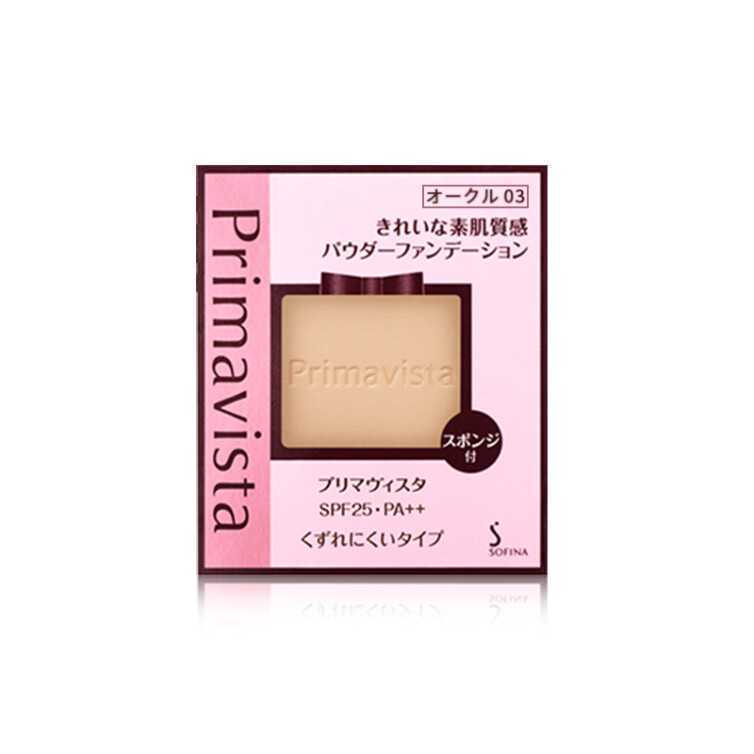 苏菲娜（Sofina）映美焕采控油轻盈粉饼 自然色OC03 9g SPF25 PA++不含粉盒