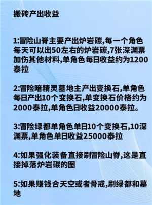 地下城与勇士手游搬砖收益最高的图 地下城与勇士手游搬砖职业速度排行 地下城与勇士手游搬砖收益最高的图 地下城与勇士手游搬砖职业速度排行