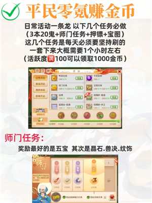 梦幻西游怎么赚储备金快 梦幻西游怎么赚金币最快