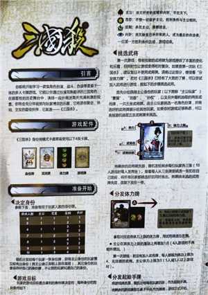 三国杀玩法及规则 三国杀新手教程