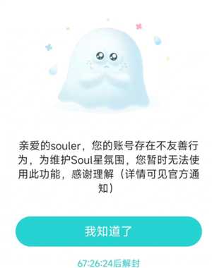 soul对方因违反规定不能回复是为什么 soul对方因违反规定不能回复是封多久 soul对方因违反规定不能回复是为什么 soul对方因违反规定不能回复是封多久