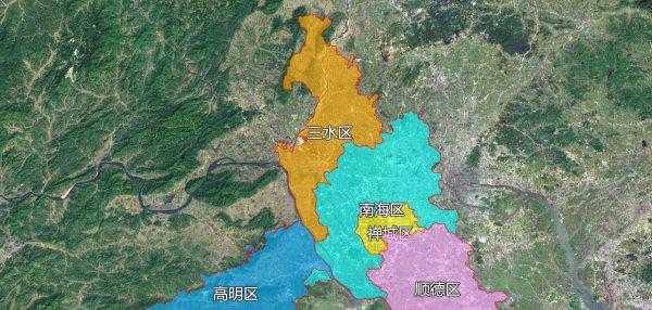 佛山市有几个区几个县
